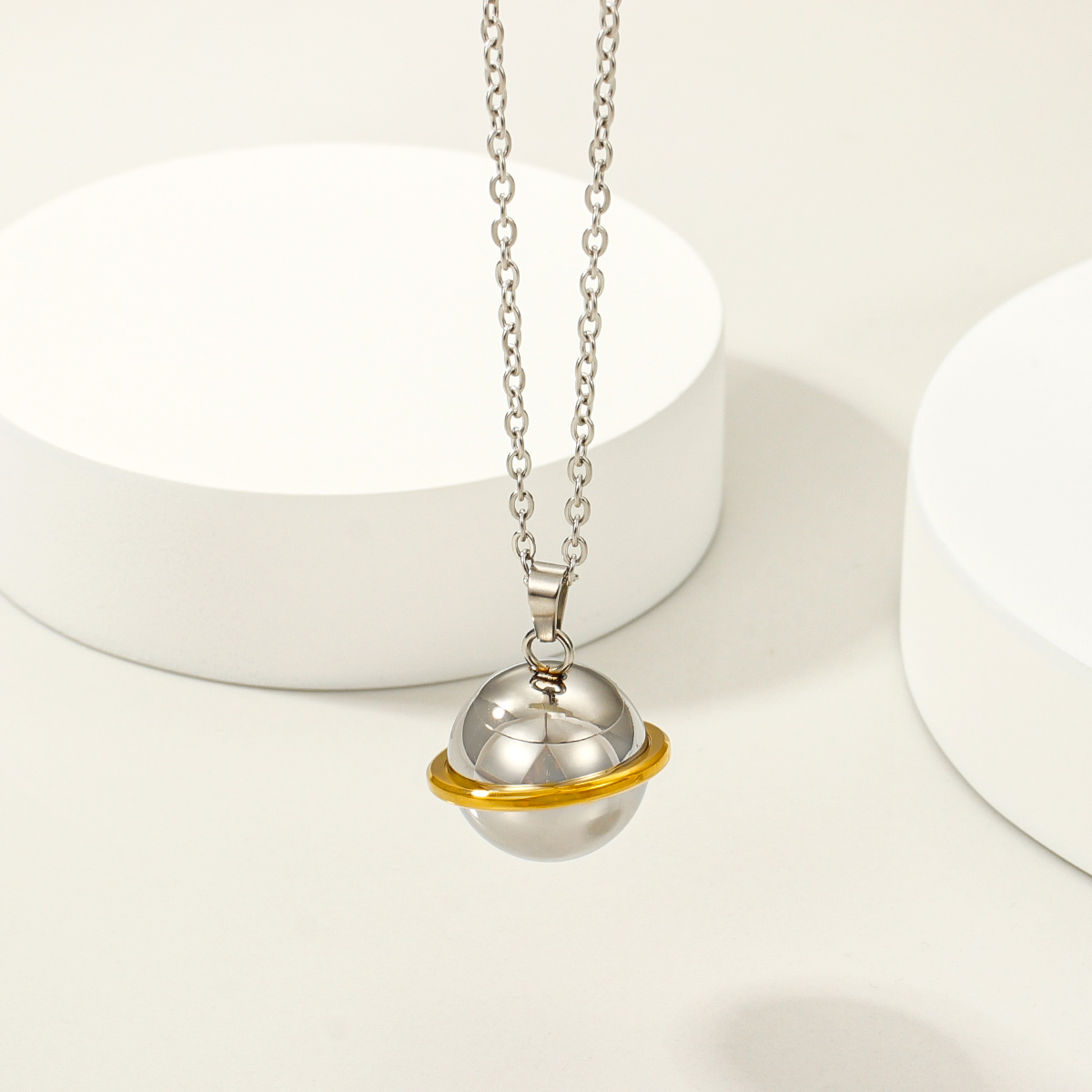 永恒之爱不锈钢宠物纪念项链可刻字心形吊坠骨灰盒